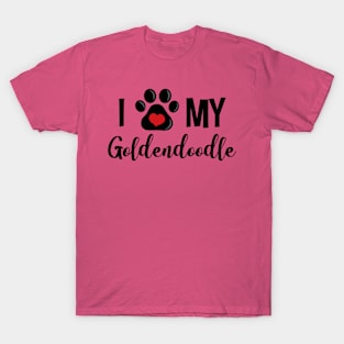 I Love My Goldendoodle T-Shirt